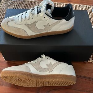 BNIB Ba&Sh Trainers Crew Blanc (Leather and textile)
